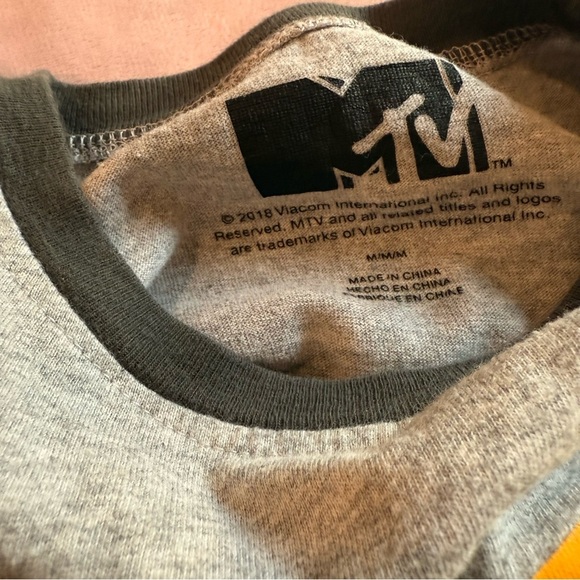 MTV Other - MTV Charcoal and Gray Crewneck tee shirt